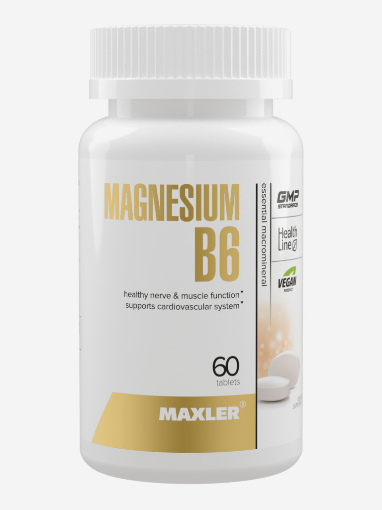 Витаминно-минеральный комплекс Магний В6 Maxler Magnesium B6, 60 таблеток