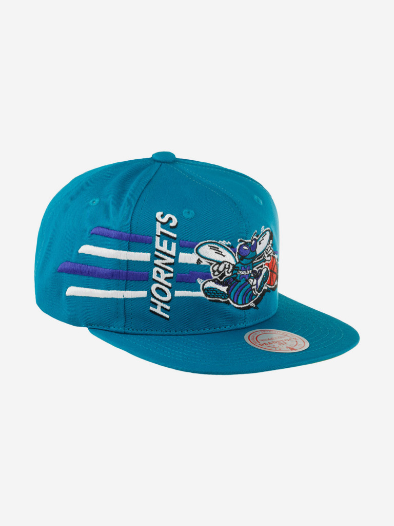 Бейсболка с прямым козырьком MITCHELL NESS 6HSSSH21229-CHOTEAL Charlotte Hornets NBA (зеленый)