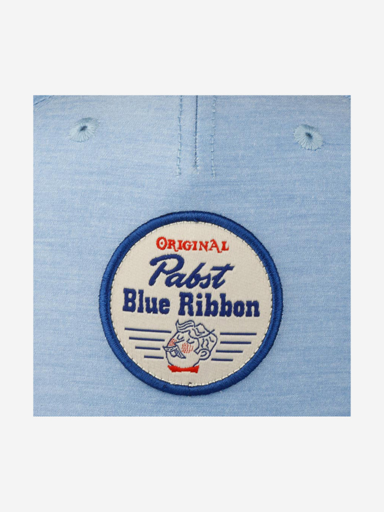Бейсболка AMERICAN NEEDLE 21014A-PBC Pabst Blue Ribbon Beachwood (голубой)