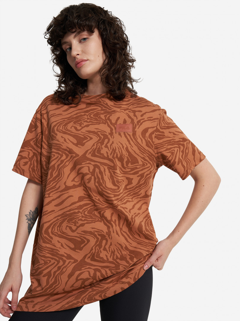 Футболка женская FILA Коричневый 1189₽