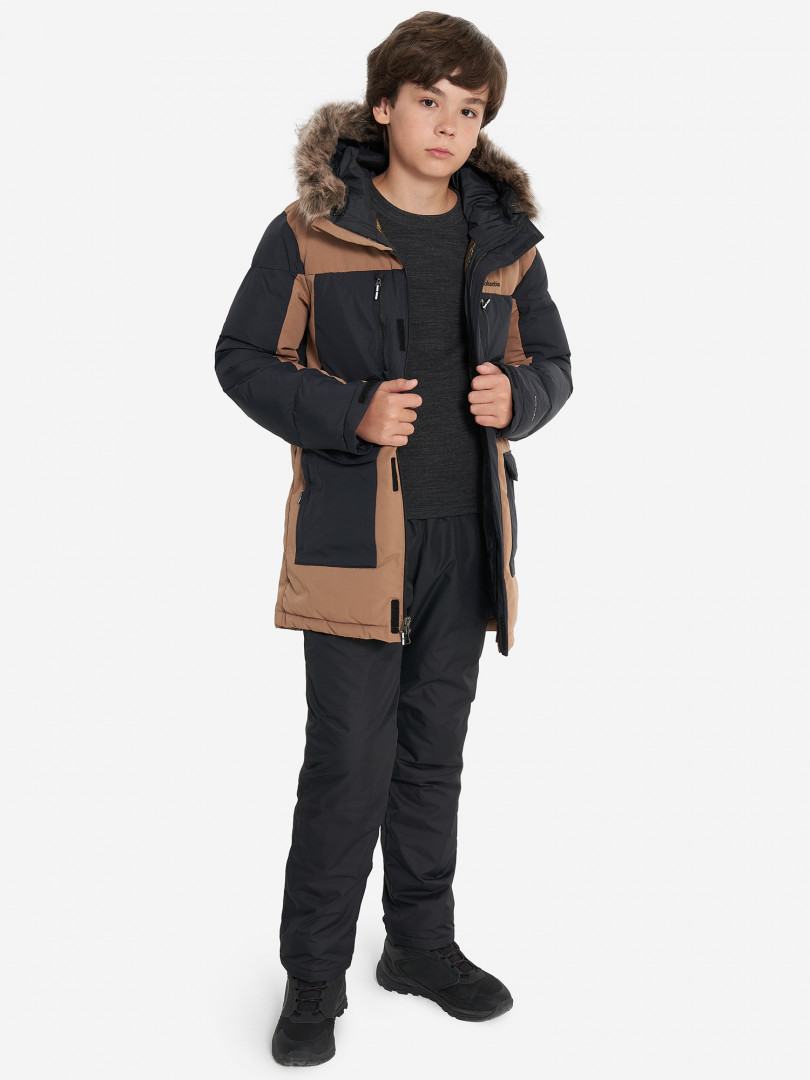 Куртка утепленная для мальчиков Columbia Marquam Peak Fusion Parka 30995830299 Коричневый, размер 160, 170,137, 147,150, 157, фото 5