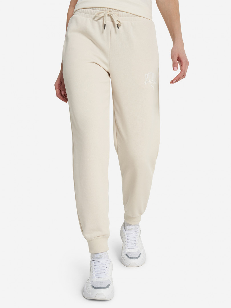 фото Брюки женские puma class comfort, бежевый