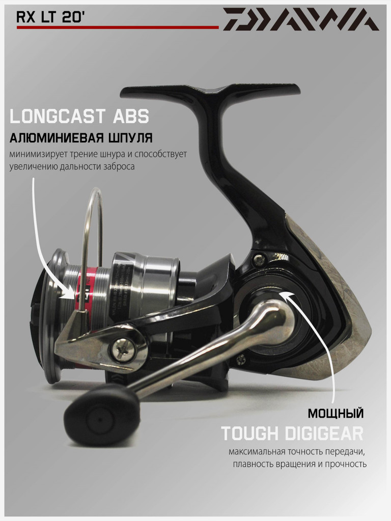 Катушка для спиннинга безынерционная Daiwa 20 RX LT 3000-C