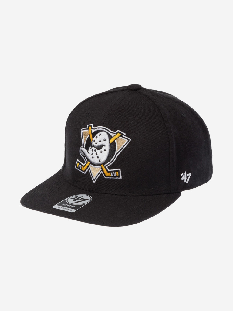 Бейсболка с прямым козырьком 47 BRAND H-SRS25WBP-BKM Anaheim Ducks NHL