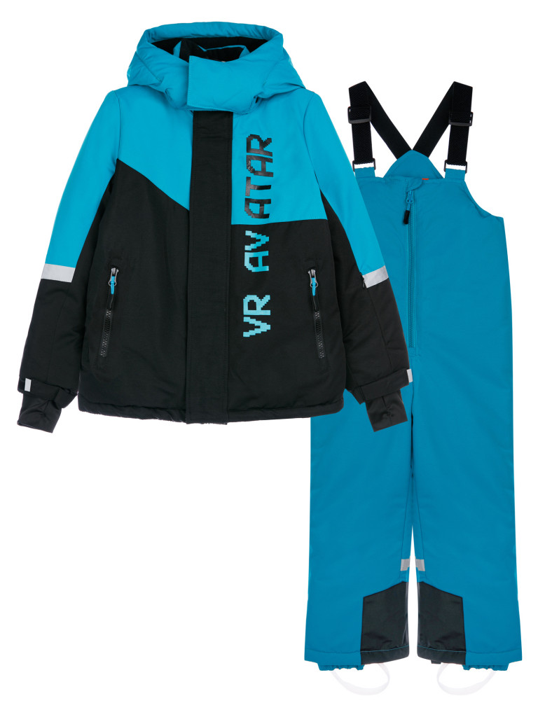 Комплект зимний для мальчиков: куртка, полукомбинезон PlayToday