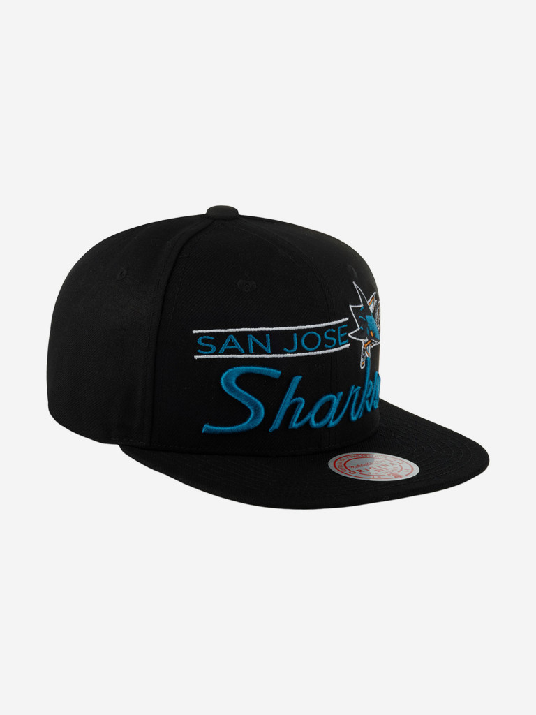 Бейсболка с прямым козырьком MITCHELL NESS 6HSSLD21213-SJSBLCK San Jose Sharks NHL (черный)