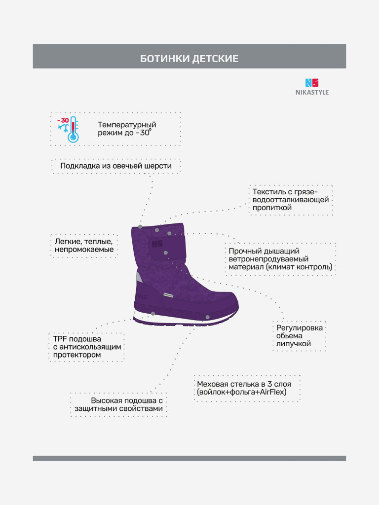 Ботинки NIKASTYLE