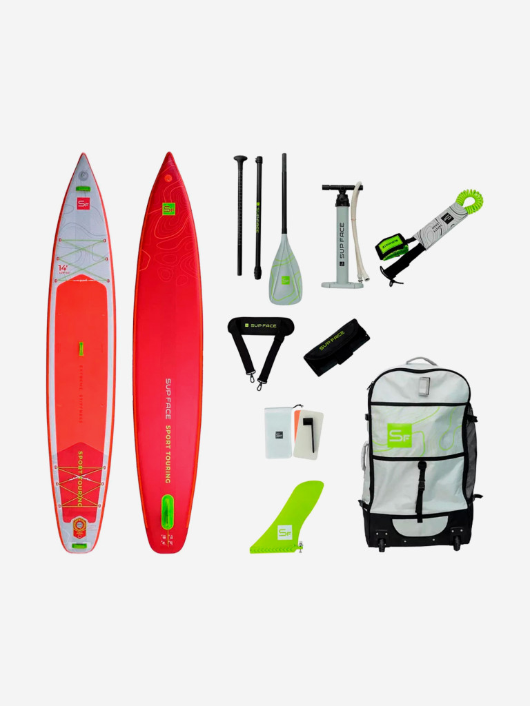 Сапборд SUP face Sport Touring 14.0x29x6 2025, 427x74x15 см, 13 кг