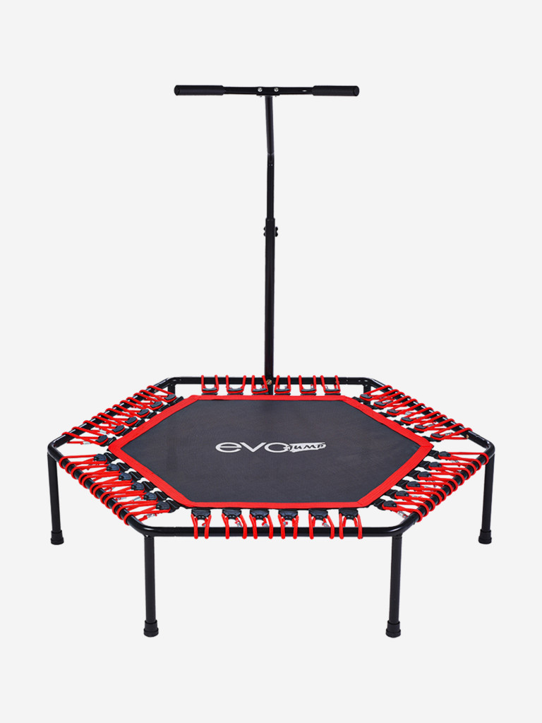 Батут спортивный для фитнеса и джампинга EVO JUMP PRO, красный