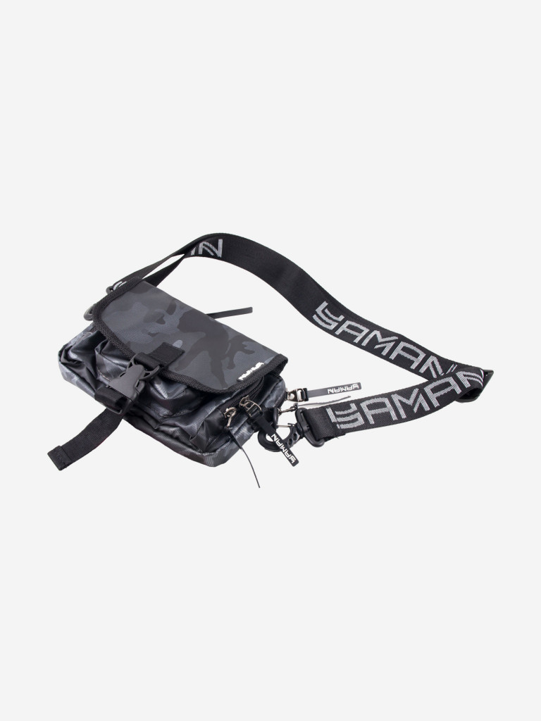 Сумка рыболовная Yaman Street Fishing MultiLock S-Pouch, 13,5х22х8 см, цвет серый камуфляж.