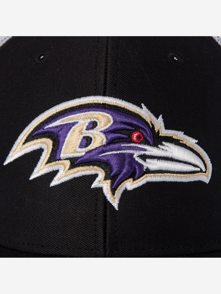 Бейсболка с сеточкой 47 BRAND F-TRUKR03CTP-BK Baltimore Ravens NFL (черный)