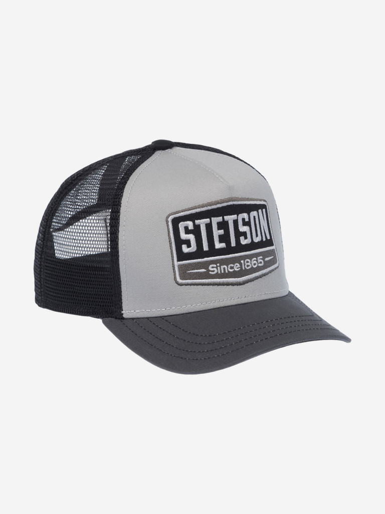 Бейсболка с сеточкой STETSON 7751107K TRUCKER CAP GASOLINE (серый)