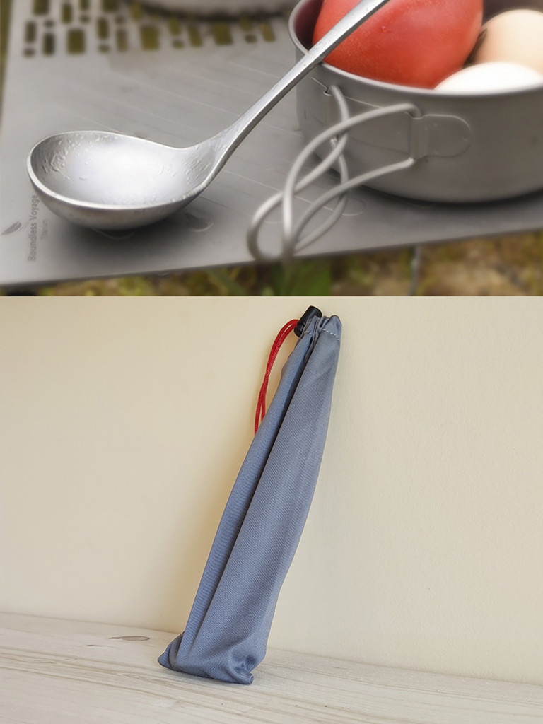 Половник Boundless Voyage, титановый, туристический