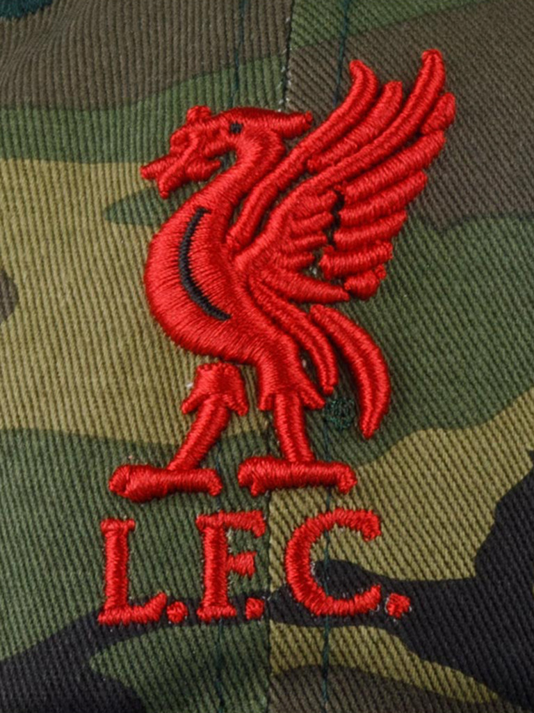 Бейсболка 47 BRAND EPL-CAMUN04GWS-CM Liverpool Fc EPL (оливковый)