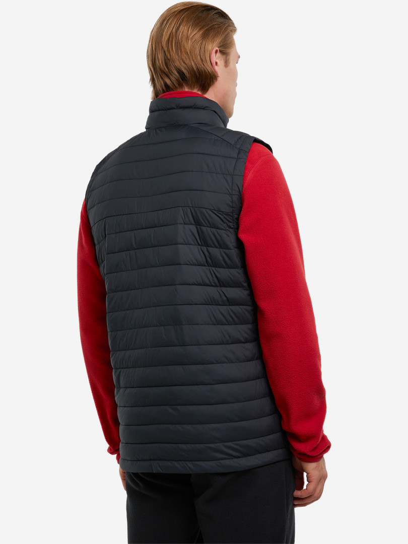 фото Жилет утепленный мужской columbia silver falls vest, черный