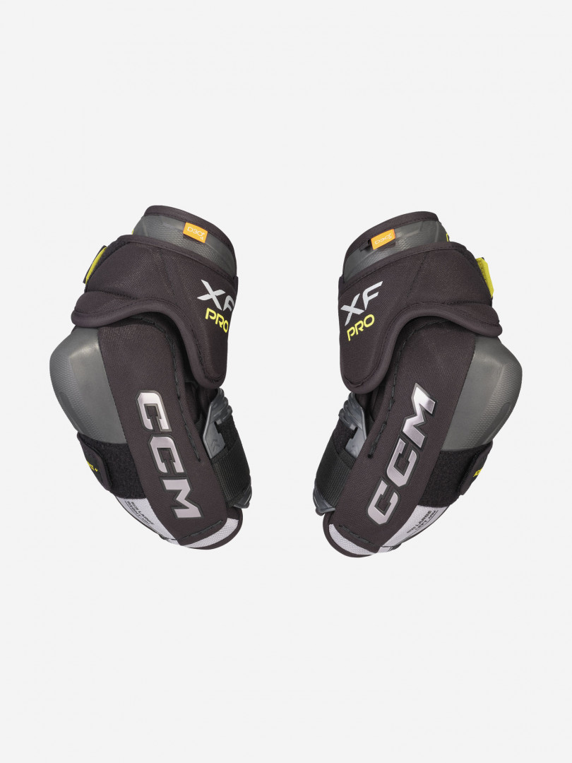 фото Налокотники хоккейные ccm tacks xf pro sr, серый