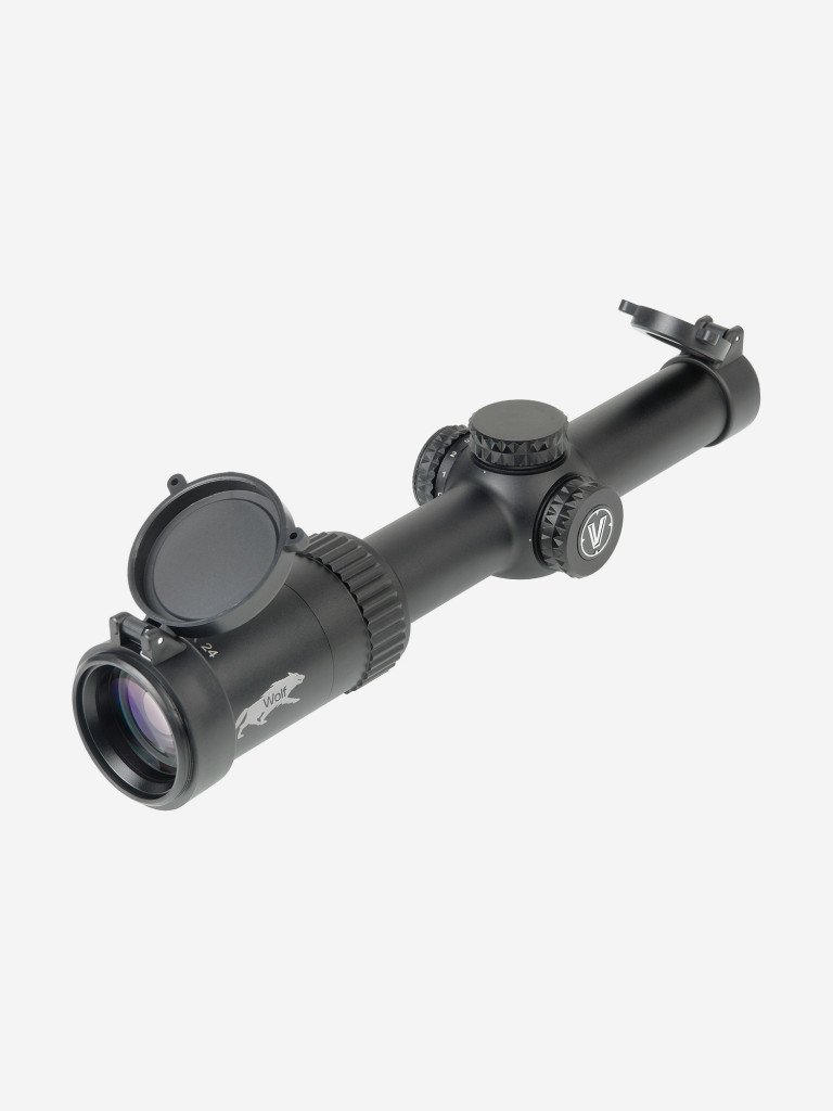 Прицел оптический Veber Wolf 1-4х24 GB FD07 Загонник
