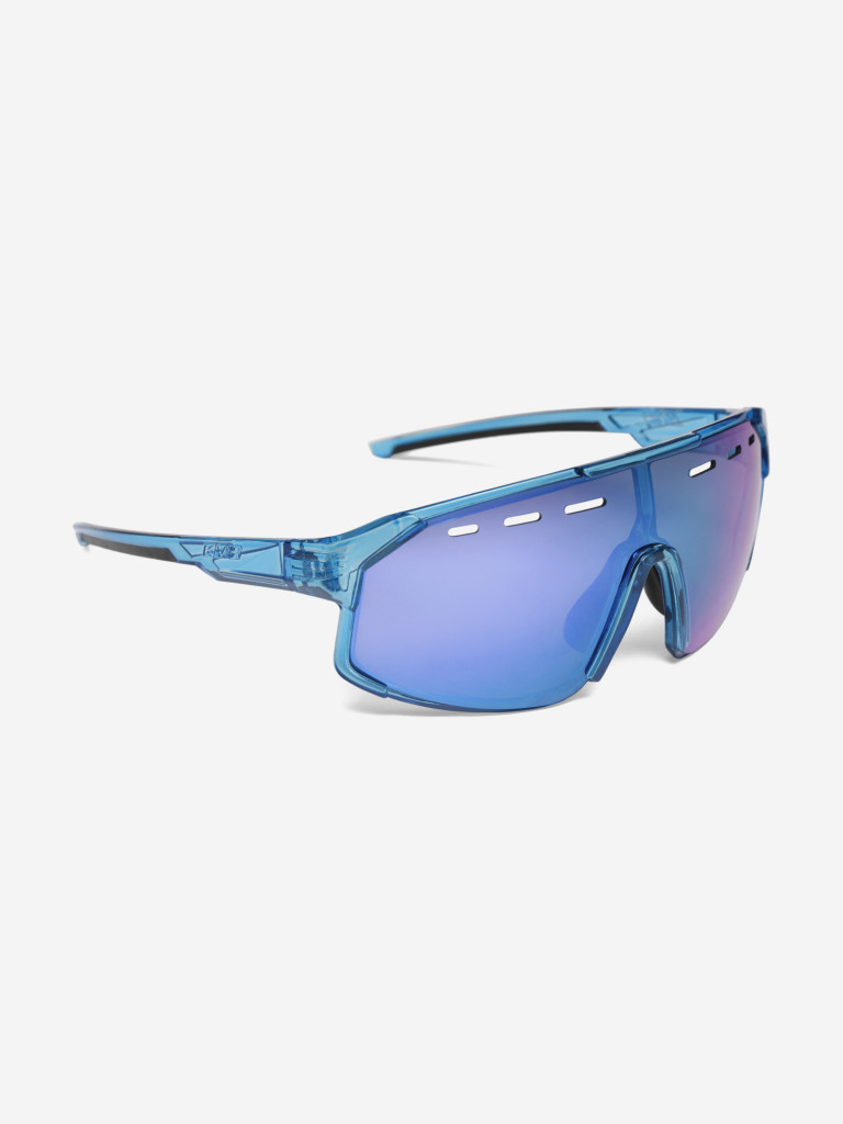 Очки спортивные солнцезащитные KV+ ALPHA glasses blue crystal/crystal purple, SG15.4
