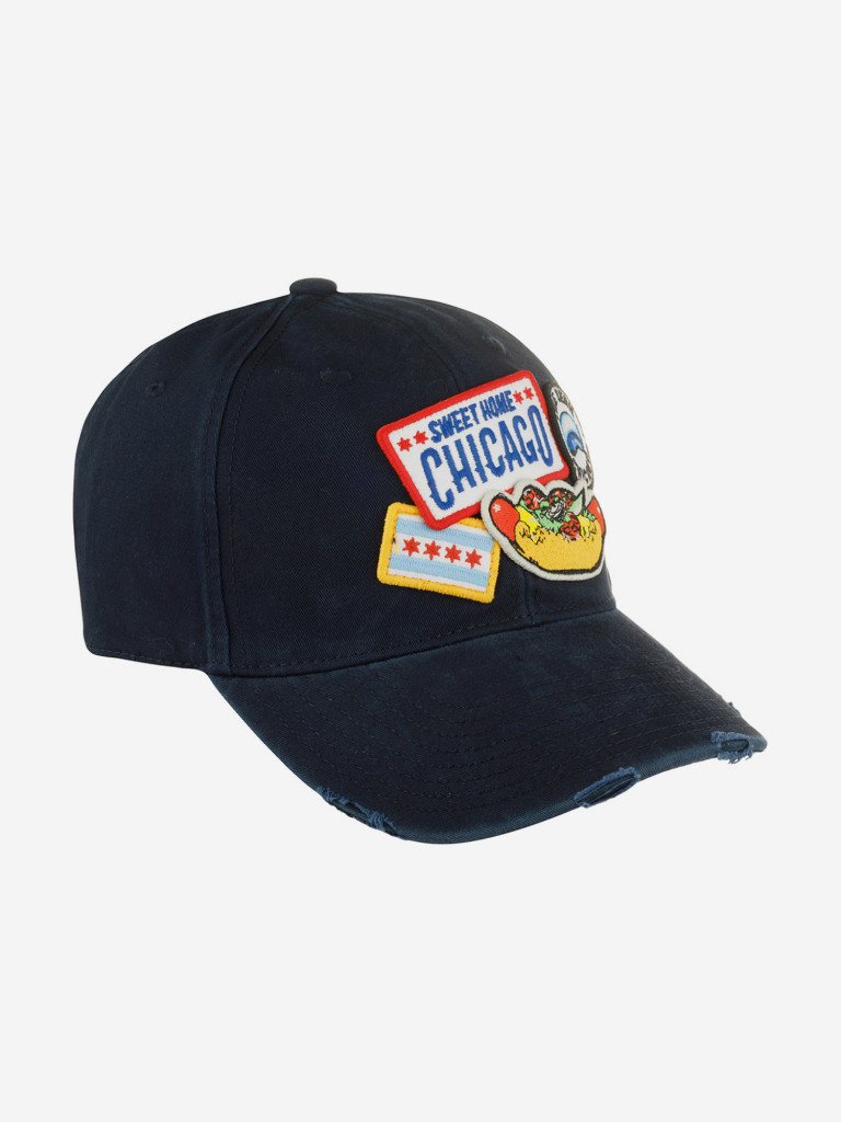 Бейсболка AMERICAN NEEDLE SMU705A-CHGO Chicago Iconic (синий)