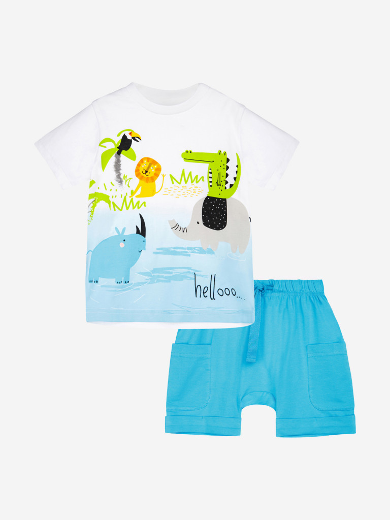 Комплект для мальчиков: футболка, шорты PlayToday