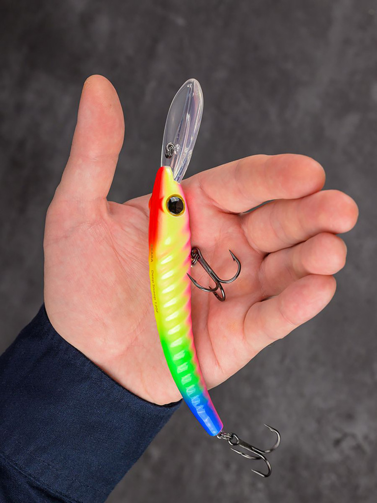 Воблер Akara Deep Snoop 120F минноу плавающий для троллинга на щуку, судака, сома 21гр A300