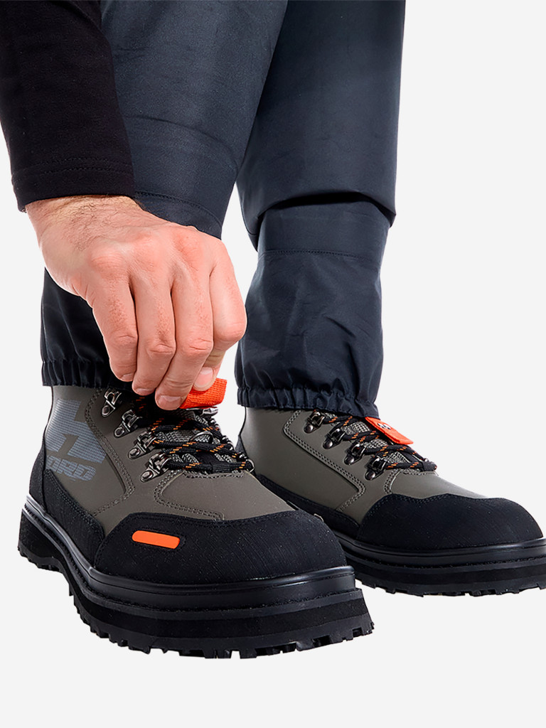 Мембранные вейдерсы Hord "The 9", водонепроницаемые, мужские, цвет черный