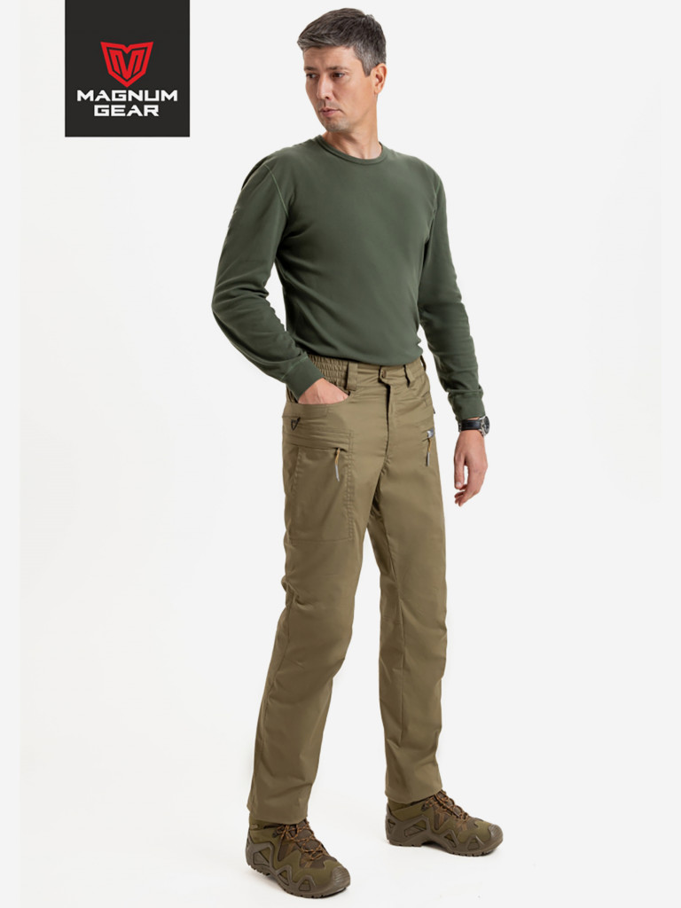 Брюки для рыбалки и охоты MAGNUM GEAR ATLAS PRO темный песок