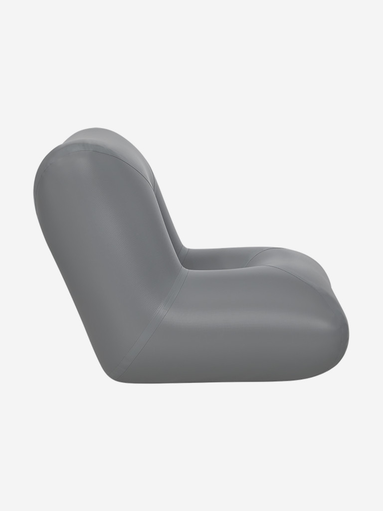 Надувное кресло в лодку ПВХ серое