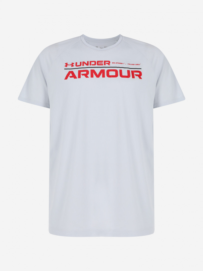 Футболка мужская Under Armour Tech 2.0 Wordmark 29291070299 Серый, размер 48, 50,46, 48,44, 46, фото 4