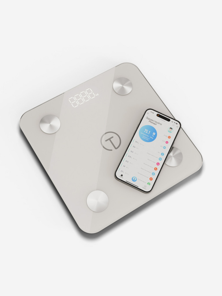 Весы напольные Titan Electronics, SMART 07 Белые