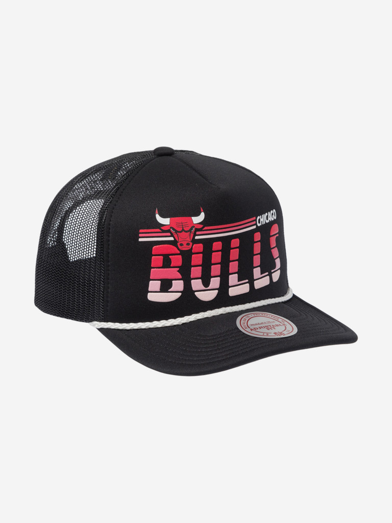 Бейсболка с сеточкой MITCHELL NESS HT11491-CBUBLCK Chicago Bulls NBA (черный)