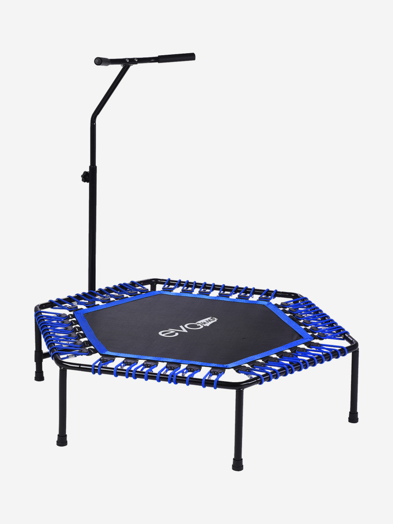 Батут спортивный для фитнеса и джампинга EVO JUMP PRO, синий