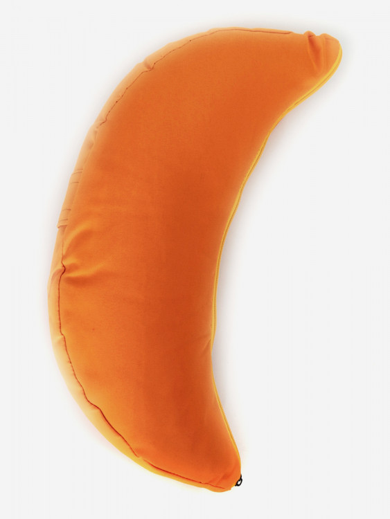 Подушка для йоги RamaYoga Полумесяц, оранжевый, 38 х 15 х 9 см