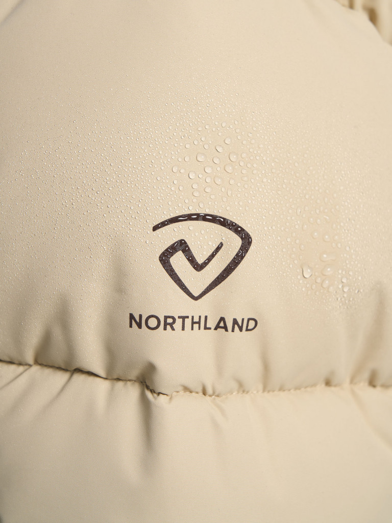 Пуховик со светоотражателями женский Northland