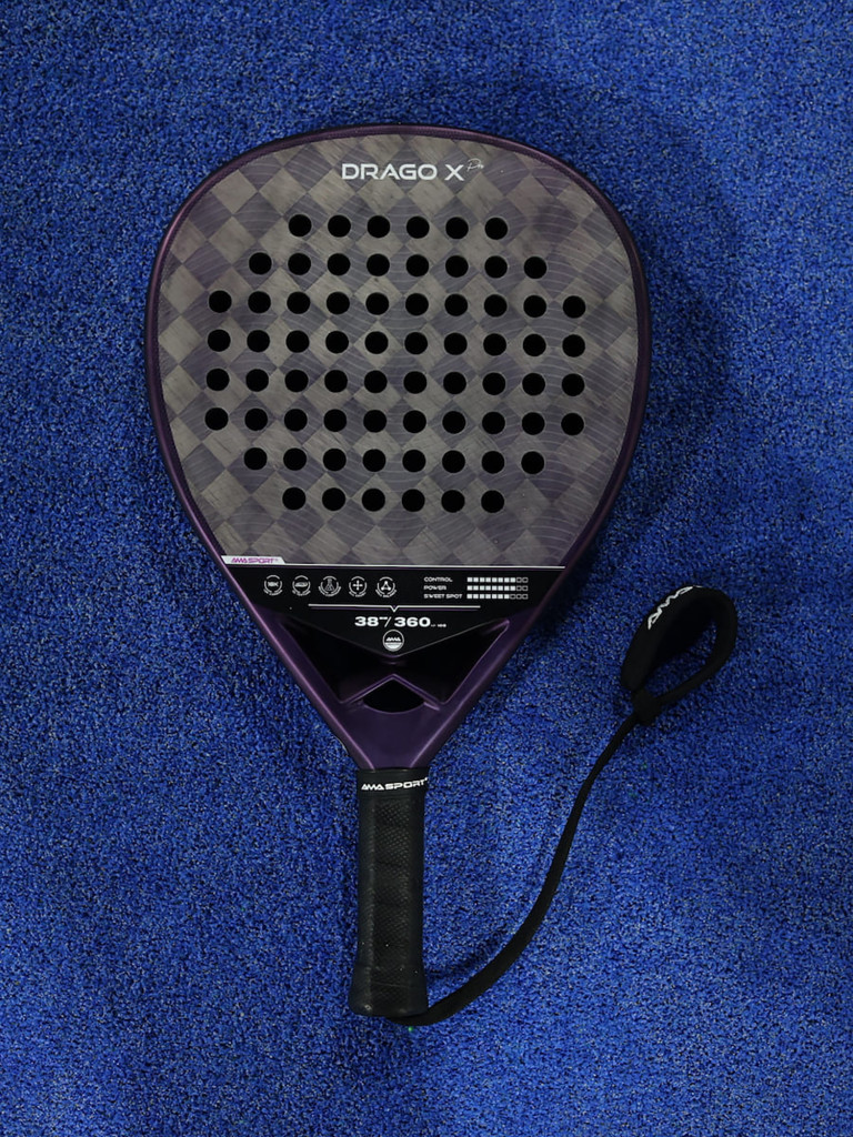 Ракетка для падел-тенниса AMA, форма - бриллиант, баланс - нейтральный