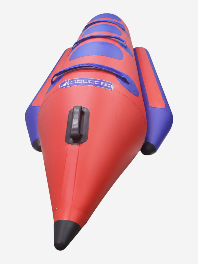 Банан для катания на воде для гидроцикла и снегохода по снегу надувной 3 места красный