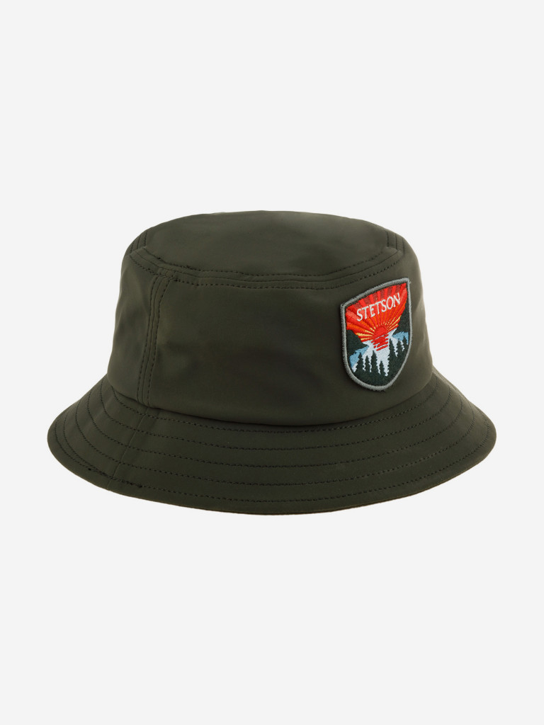 Панама STETSON 1811132 BUCKET JERSEY (оливковый)