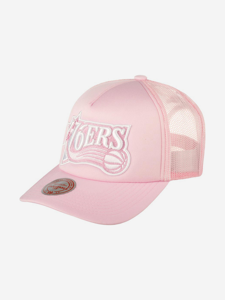 Бейсболка с сеточкой MITCHELL NESS 5HSSLD21130-P76PINK Philadelphia 76Ers NBA (розовый)