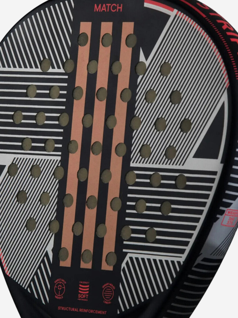 Ракетка для падела Adidas Match 3.3 Black Red 2024