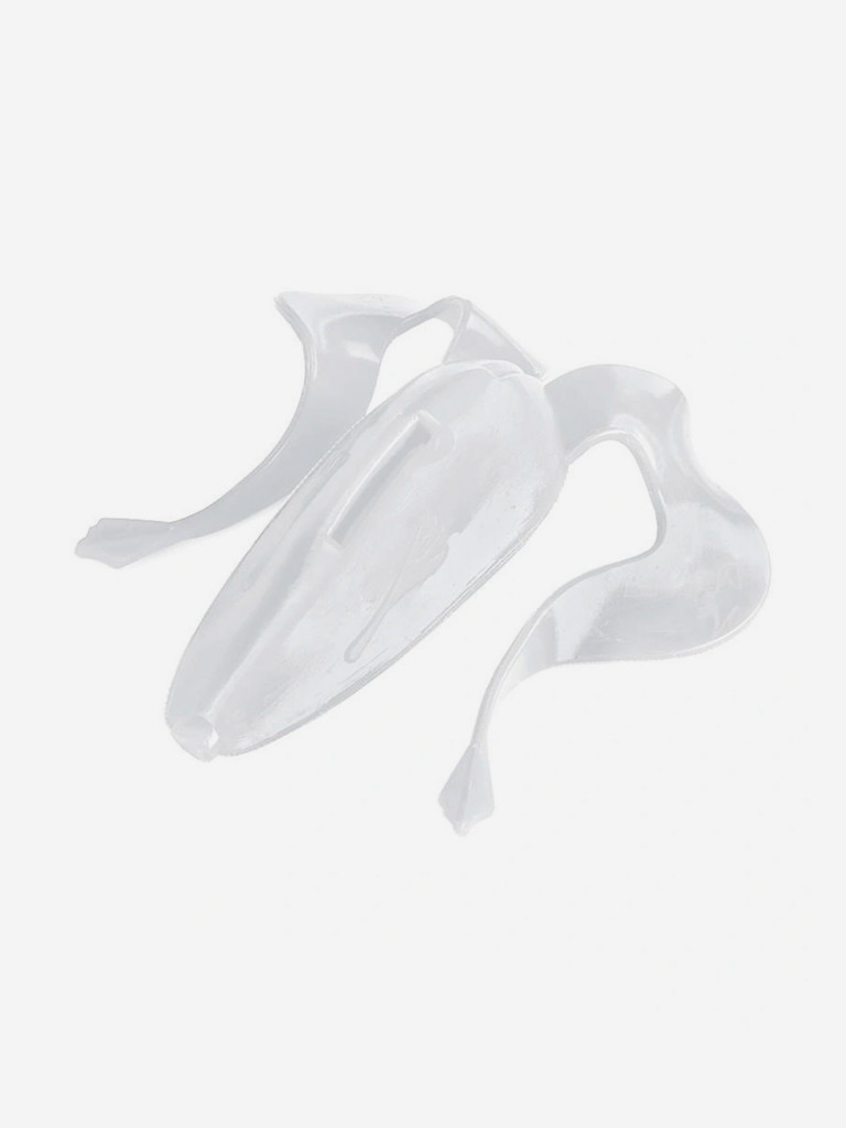 Мягкая приманка лягушка Helios Frog, 2,56" / 6,5 см, White, 20 штук (HS-21-001-N-20)