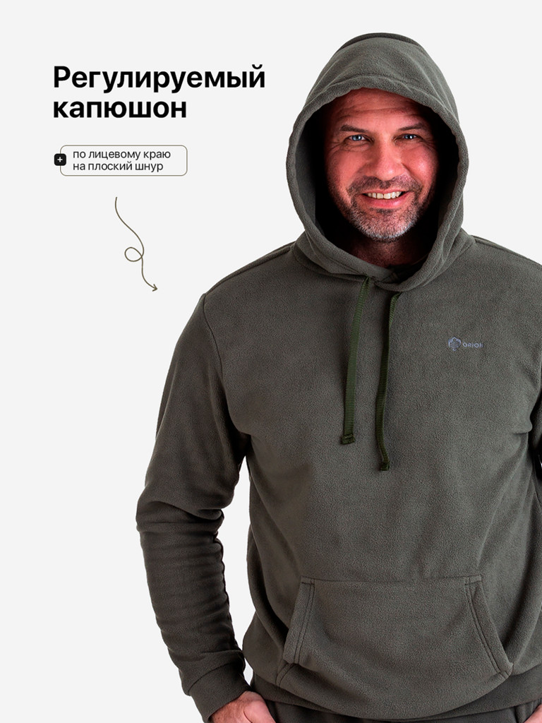 Костюм мужской флисовый Клен ORION Active, оливковый