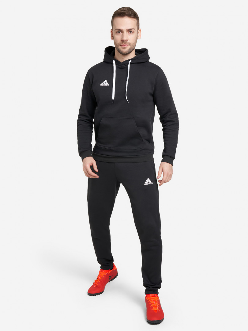 фото Джемпер футбольный мужской adidas entrada 22, черный