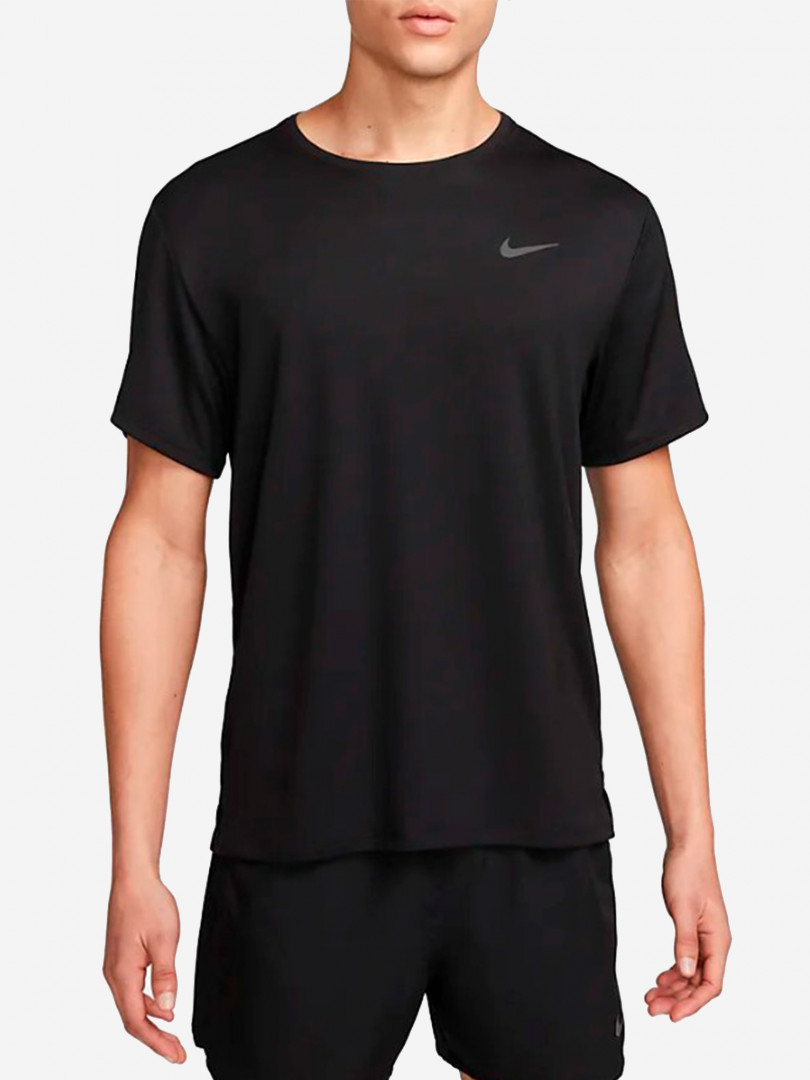 фото Футболка мужская nike dri-fit miler top, черный