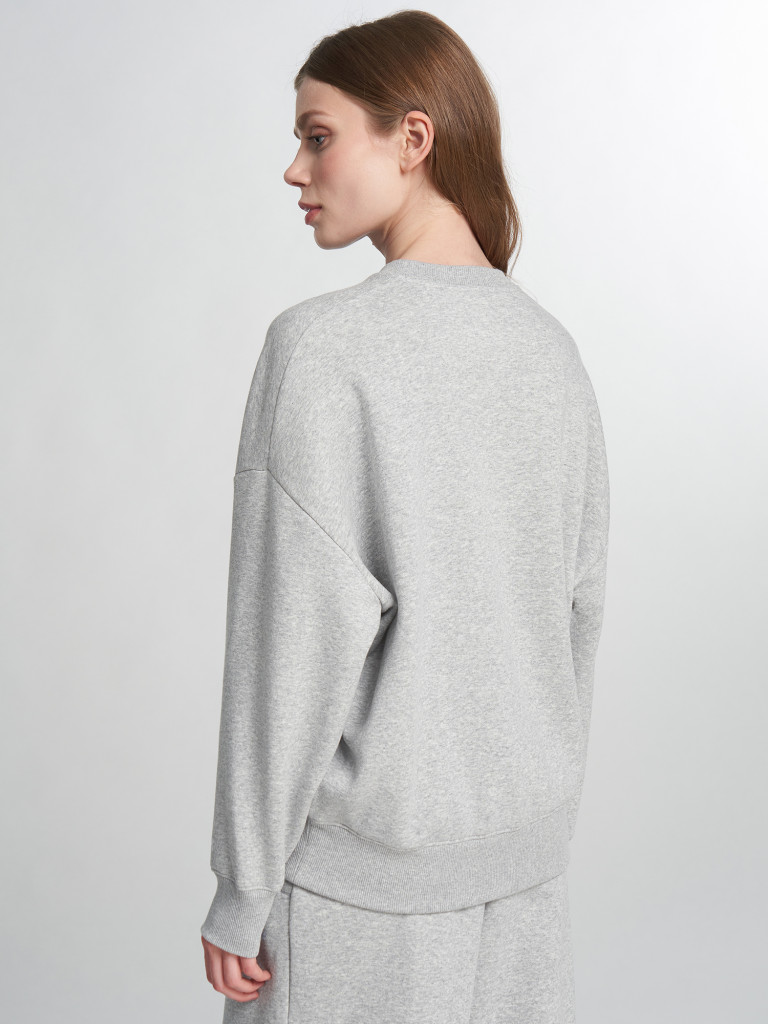 Свитшот женский оверсайз Under Armour Rival Flc OS Varsity Crew