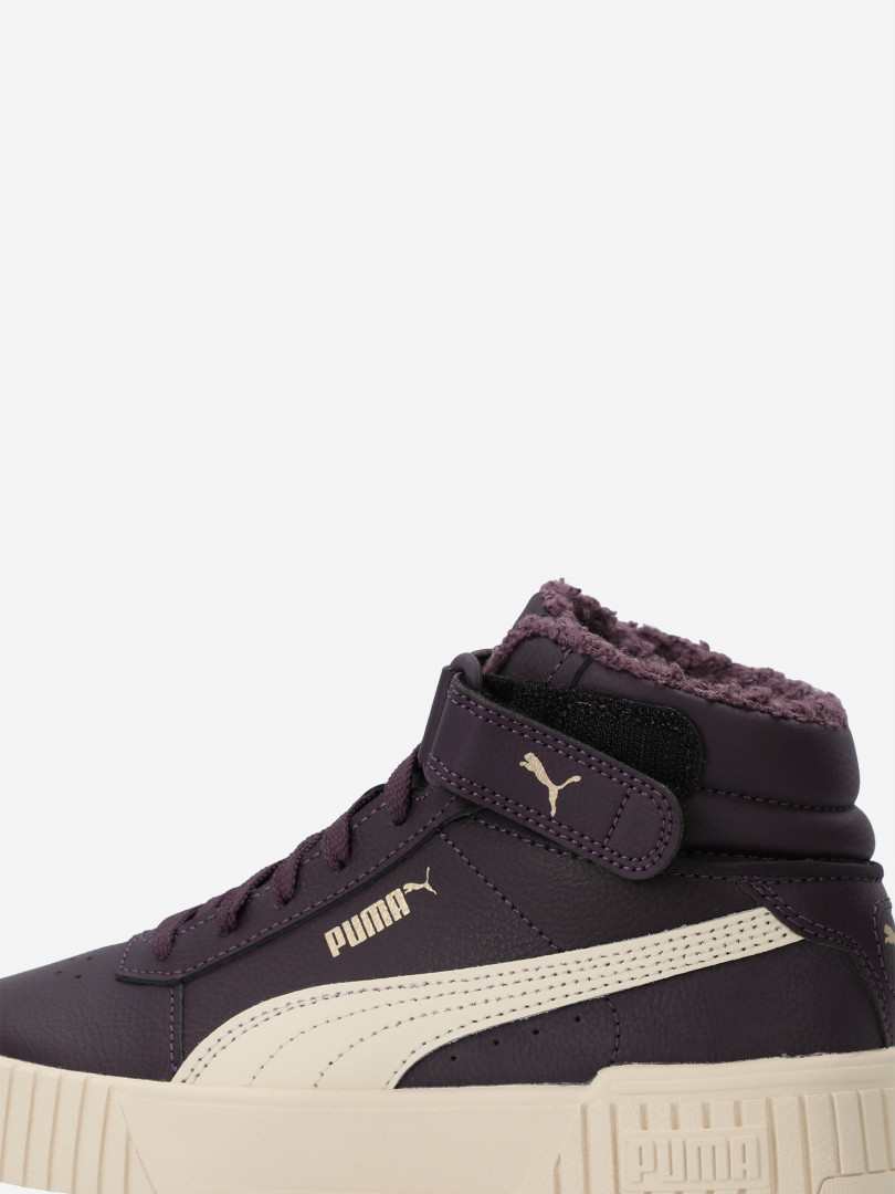 Кеды утепленные для девочек PUMA Carina 2.0 Mid WTR Jr 30891300299 Фиолетовый, размер 38,36,37.5,36.5,35,37, фото 7