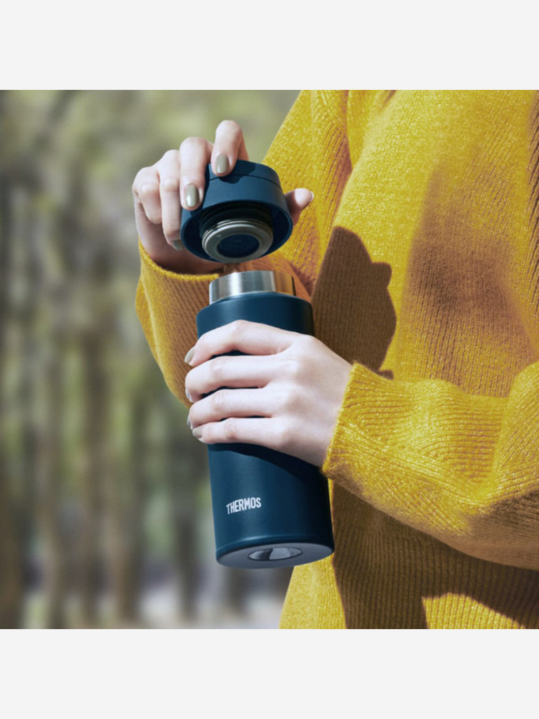 Термокружка с ручкой 380 мл THERMOS JOO-380 синяя