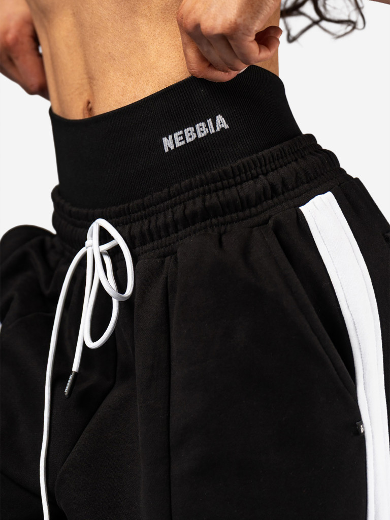 Брюки женские спортивные NEBBIA Oversized Sweatpants POWER 896 Black