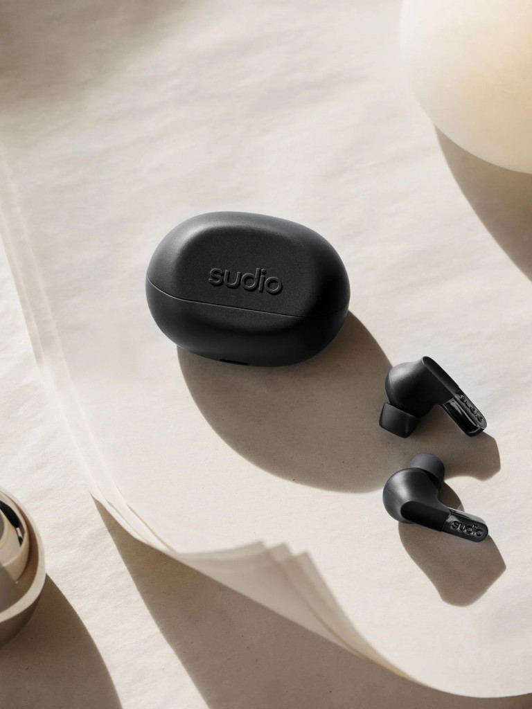 Беспроводные наушники Sudio N3 Pro In-Ear TWS Headphone с активным шумоподавлением, цвет: черный