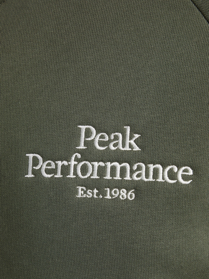 фото Толстовка мужская peak performance original, зеленый