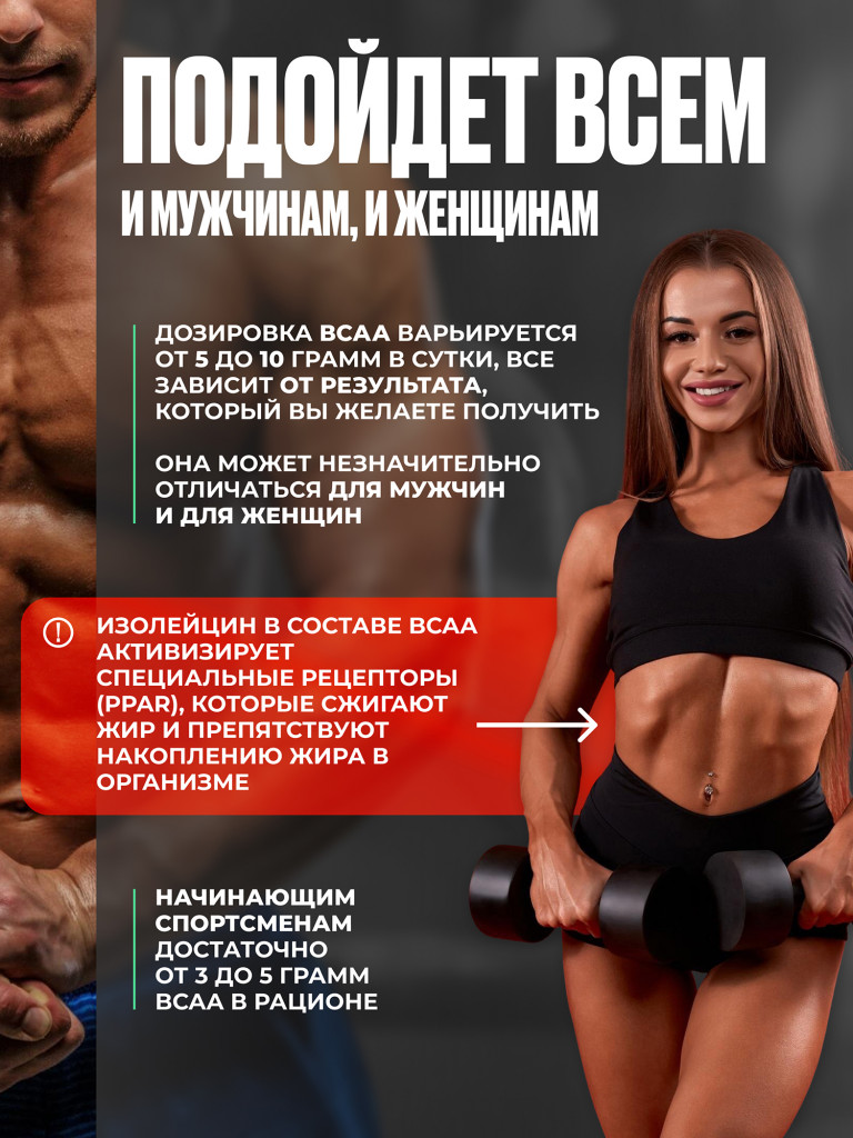 BCAA, аминокислоты PUREPROTEIN порошок 200гр, Лесные ягоды Порции: 40х5 г или 20х10 г